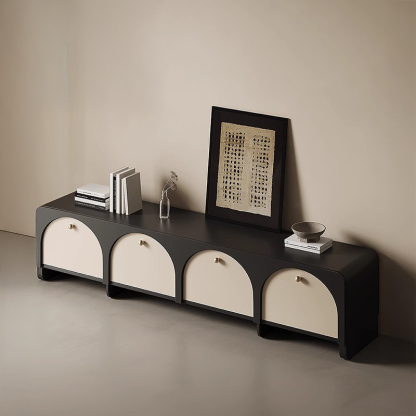 フレンチモダンモノトーンテレビボード