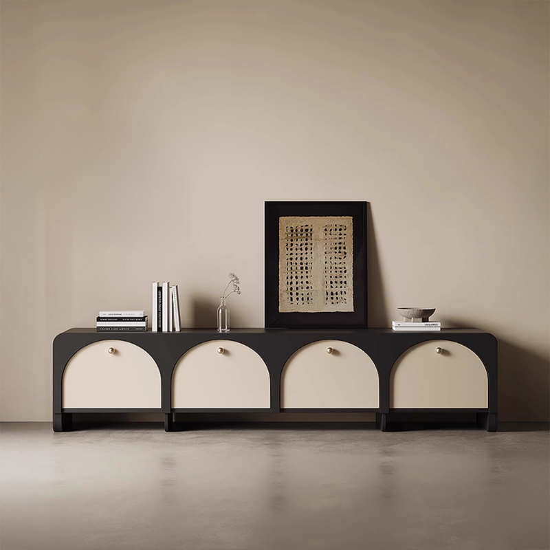 フレンチモダンモノトーンテレビボード