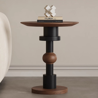 木目調デザインサイドテーブル