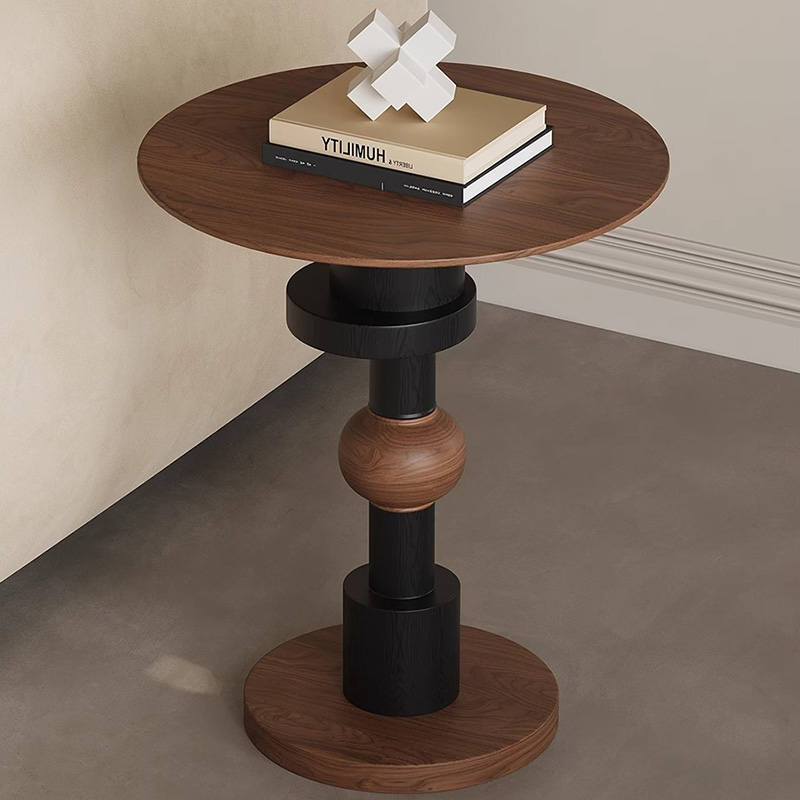 木目調デザインサイドテーブル