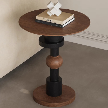 木目調デザインサイドテーブル