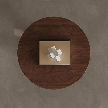 木目調デザインサイドテーブル