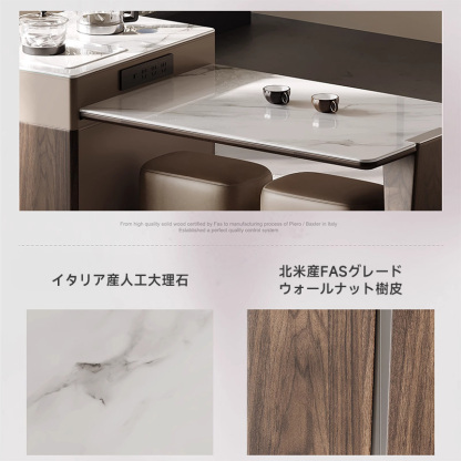 北欧モダン大理石調コーヒーテーブル