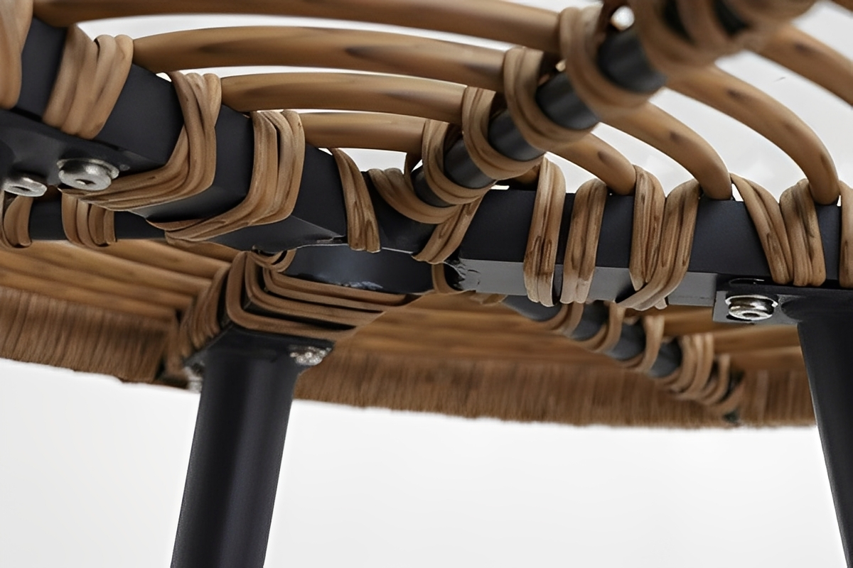 アジアンテイスト　サイドテーブル 48cm ガラス付き 楽天市場】【最大2000円クーポン】 サイドテーブル アバカ素材 強化