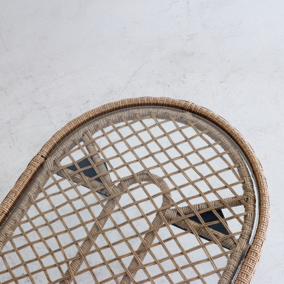 アジアンガラスリビングテーブル