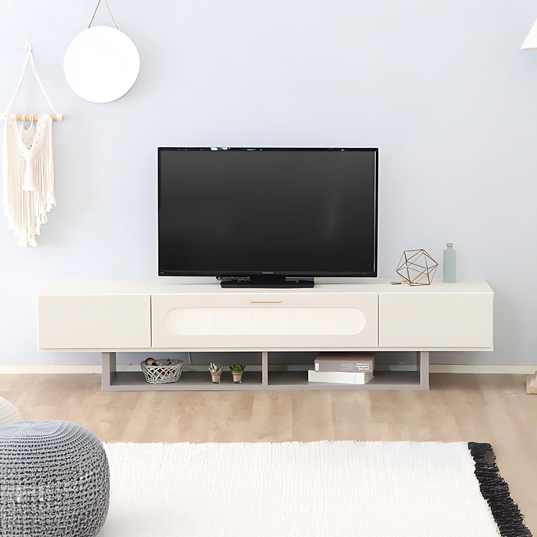北欧風ホワイトテレビボード