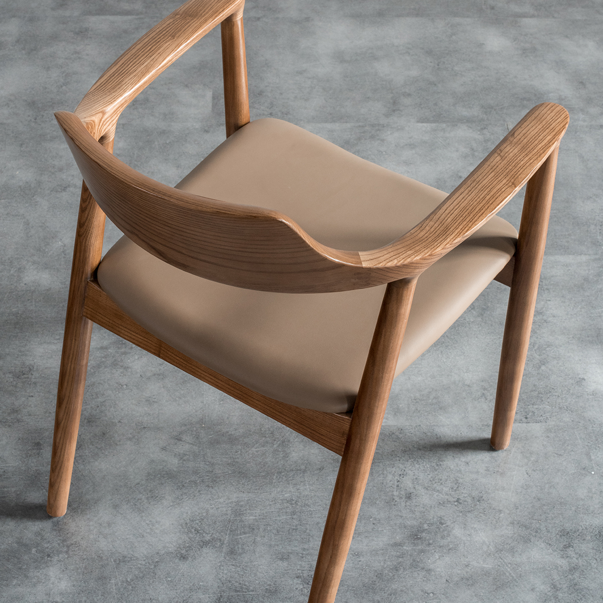 カントリーデザインナチュラルアームチェア