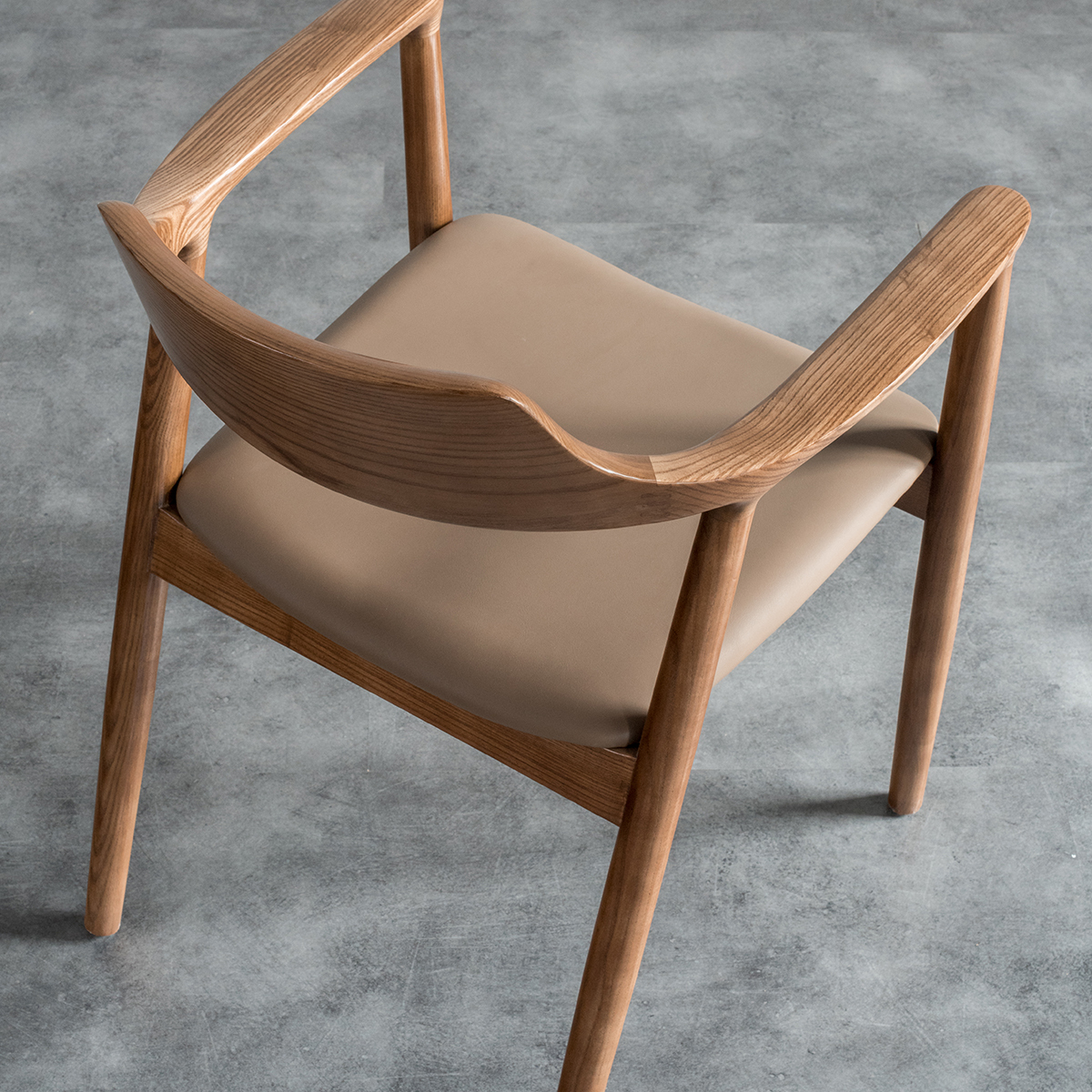 カントリーデザインナチュラルアームチェア