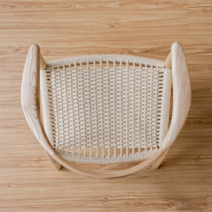 ホワイトアッシュ材 シンプルデザインチェア