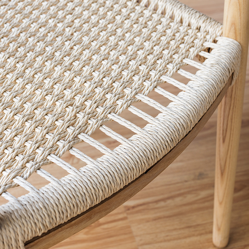 ホワイトアッシュ材 シンプルデザインチェア