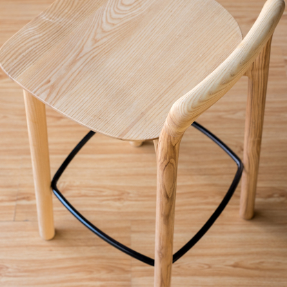 ホワイトアッシュ材 ハイチェア