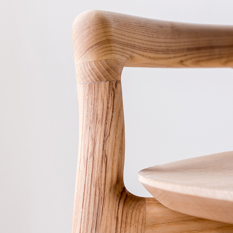 ホワイトアッシュ材 ハイチェア