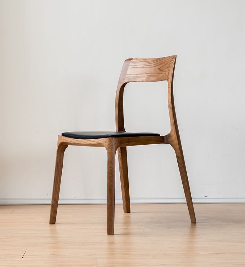 エレガントアーチデザインダイニングチェア | 自然素材と現代的