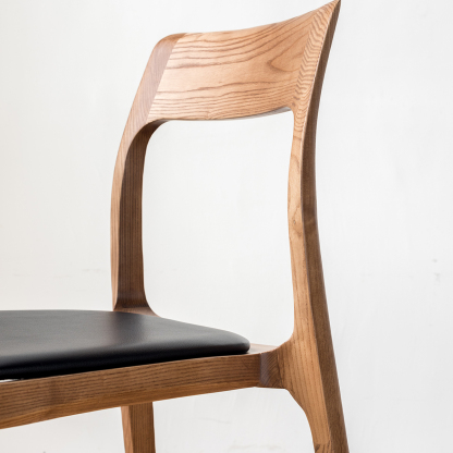 エレガントアーチデザインダイニングチェア