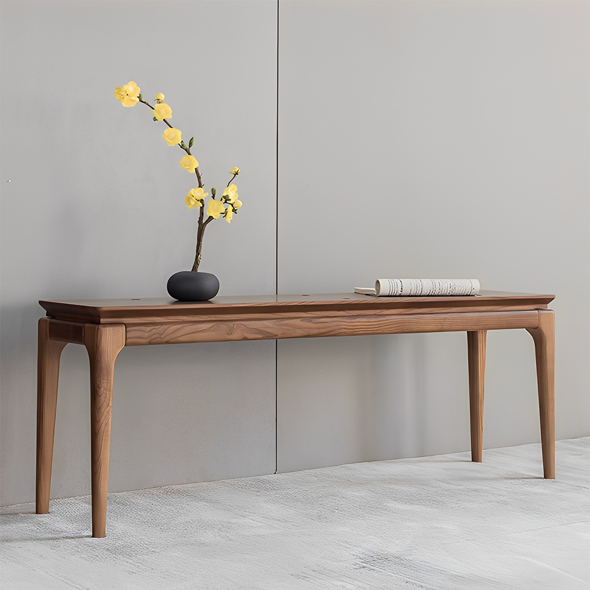 ホワイトアッシュ材 ロングベンチ