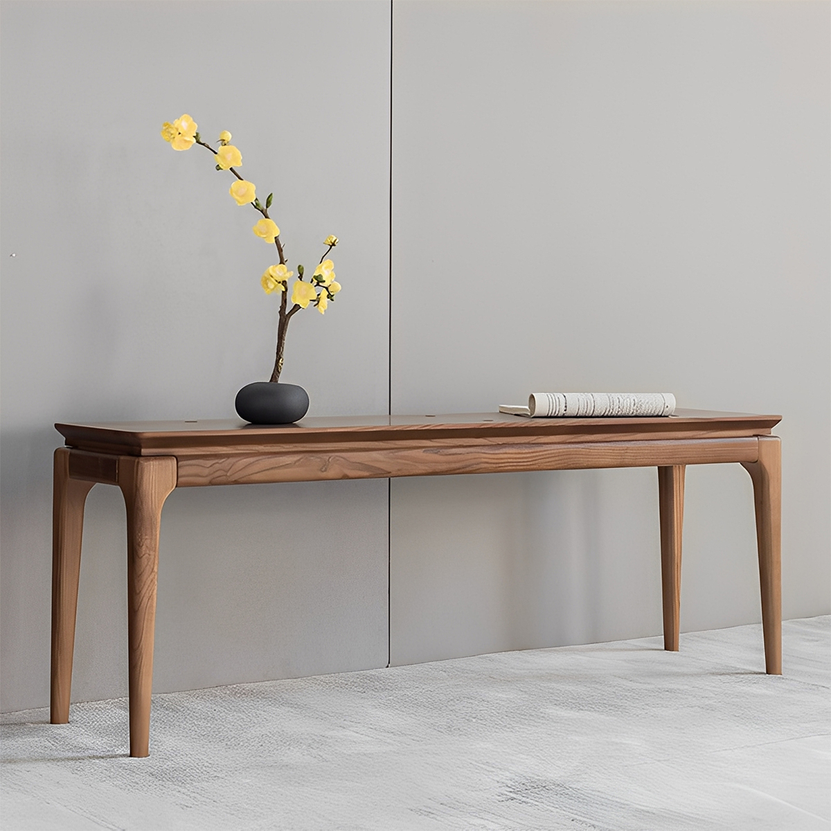 ホワイトアッシュ材 ロングベンチ