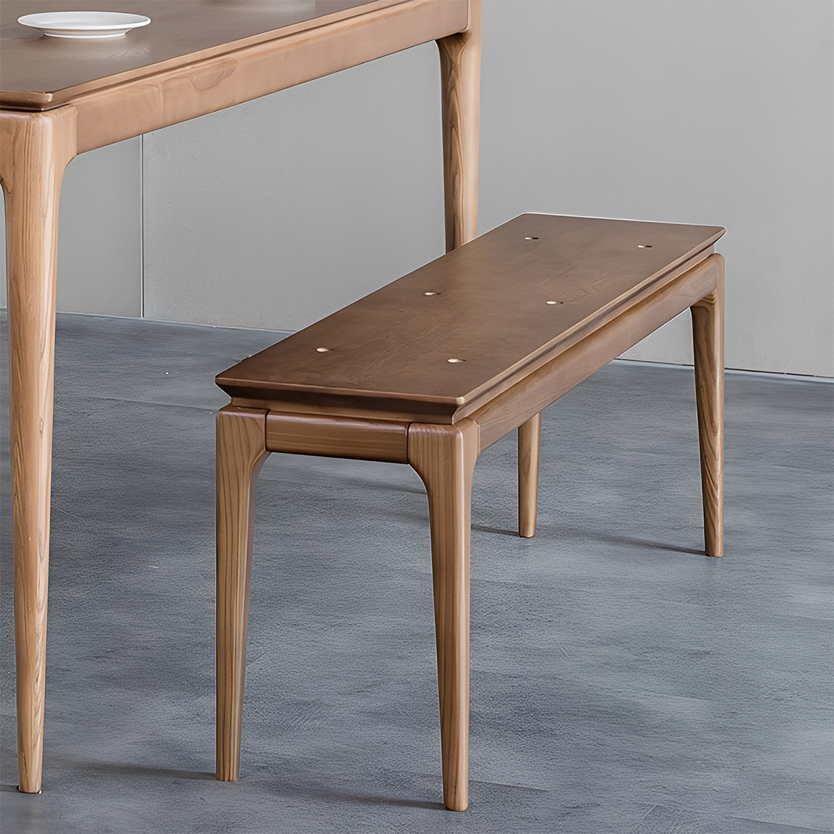 ホワイトアッシュ材 ロングベンチ