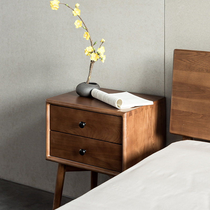 ホワイトアッシュ材 ウッドラインナイトキャビネット