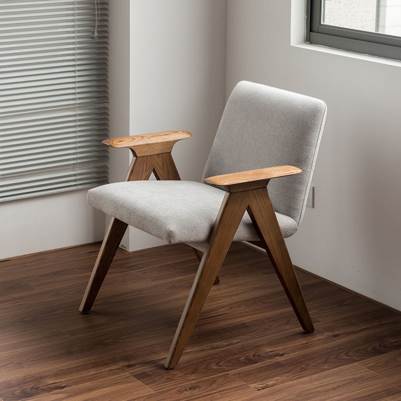 ウッドアームリラックスチェア