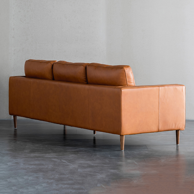 ヴィンテージデザイントップグレインレザーソファ – CAGUUU