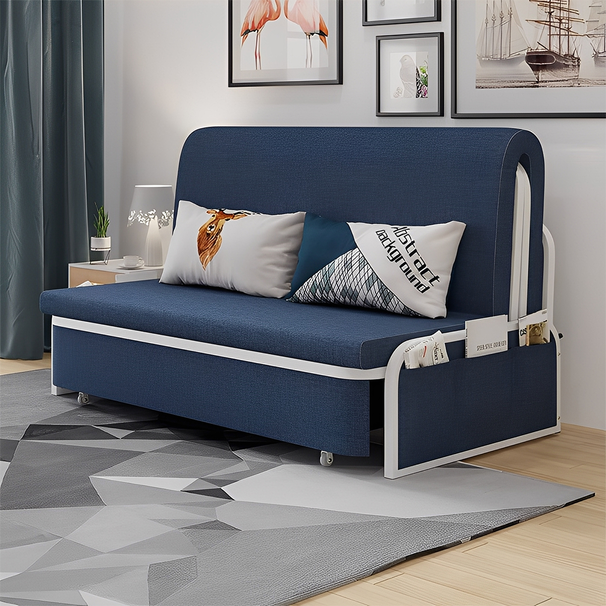 リクライニングストレージソファベッド