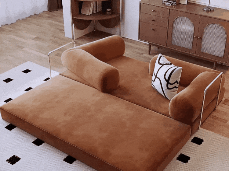 レトロモダンソファベッド｜20色以上から選べるコーデュロイ2WAY【カスタマイズ可】