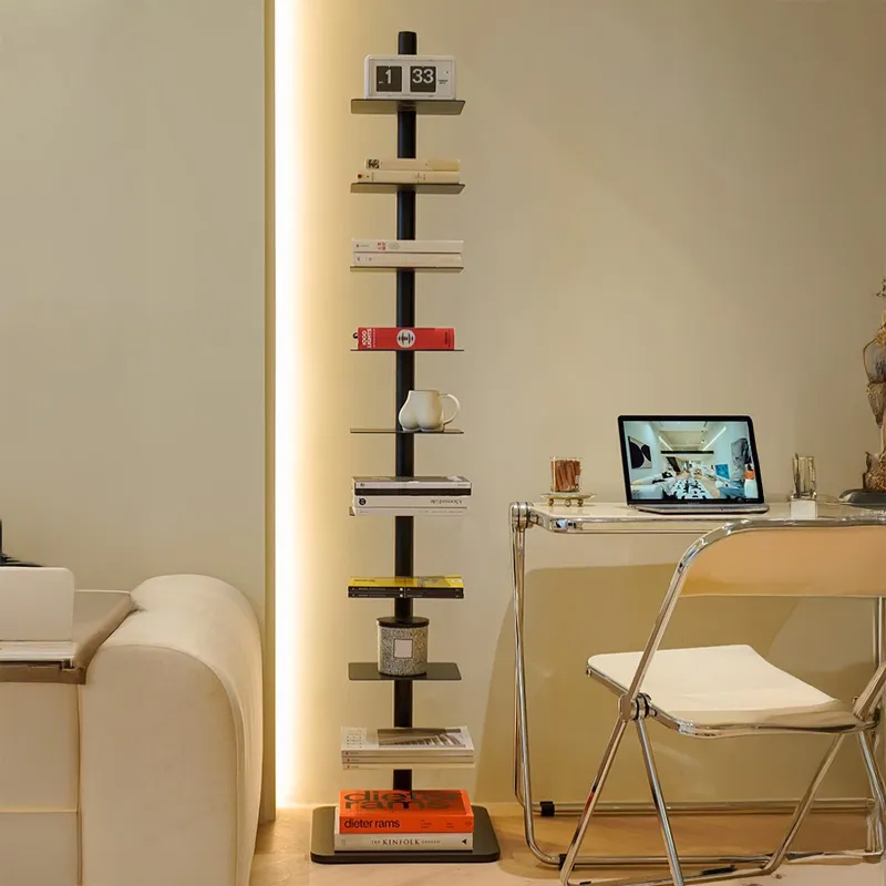 スリム回転式本棚