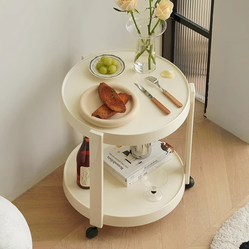 キャスター付2段サイドテーブル | 耐久性の高い環境配慮素材を採用