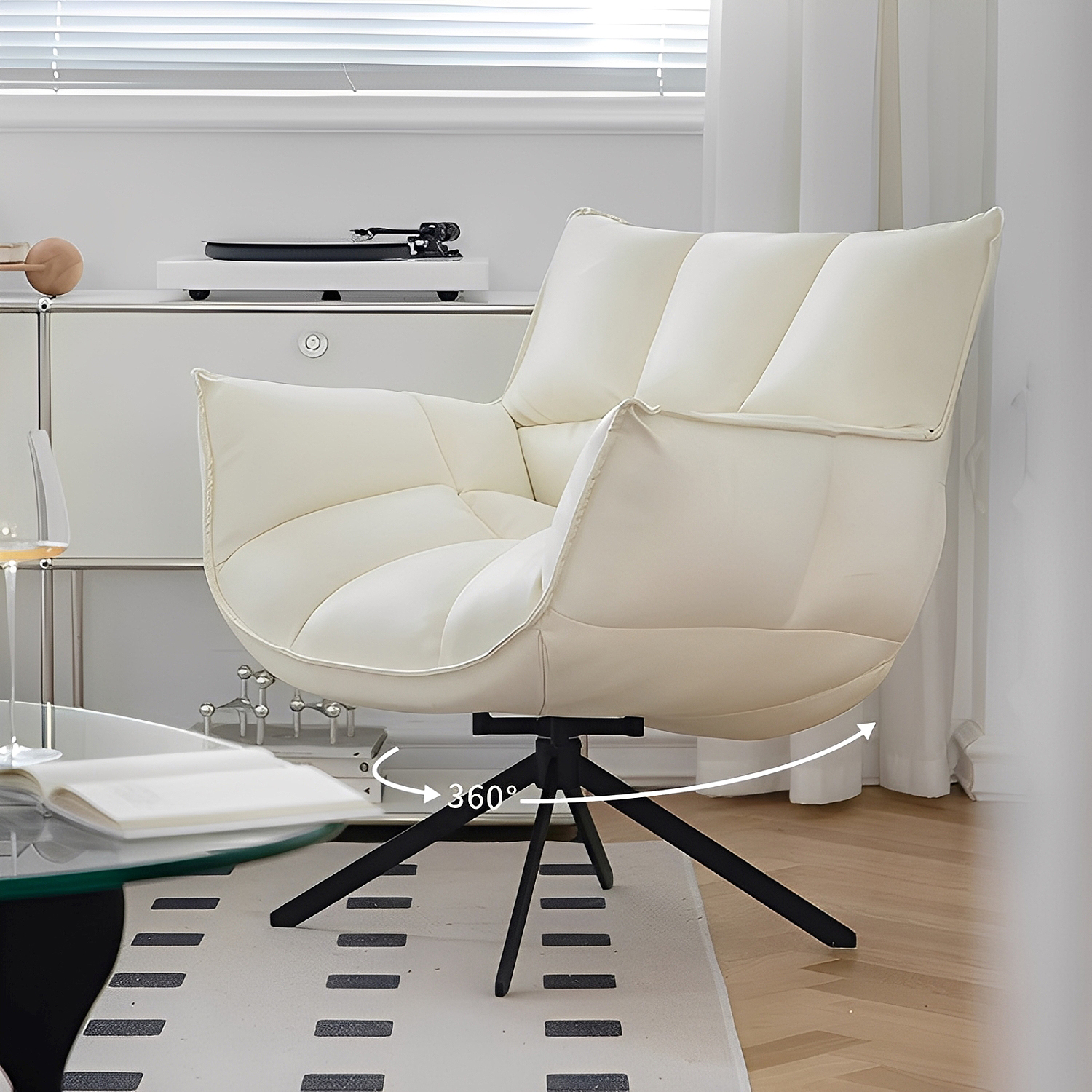 回転ソファー イタリアン回転式ソファチェア | くるりと向きを変えやすく、座り心地