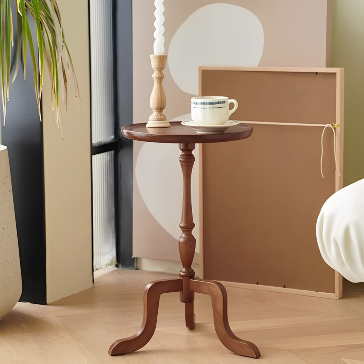 天然木デザインサイドテーブル