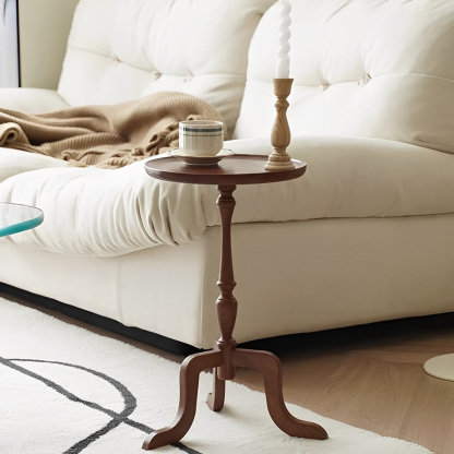 天然木デザインサイドテーブル