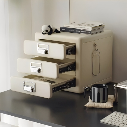 3段デスク収納ボックス