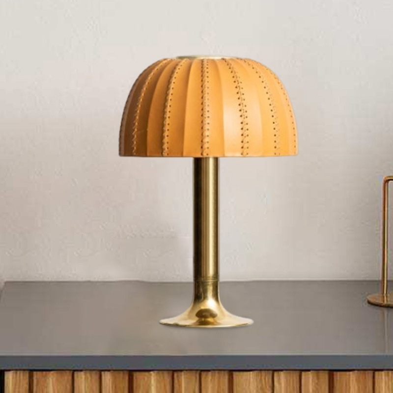 ポストモダンアトリエレザーランプ