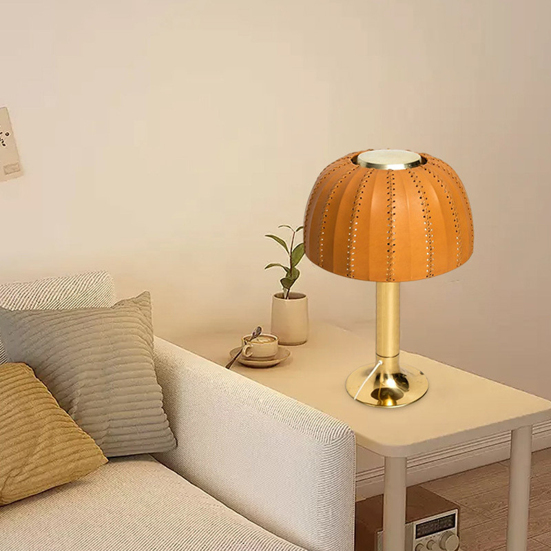 ポストモダンアトリエレザーランプ