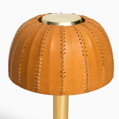 ポストモダンアトリエレザーランプ