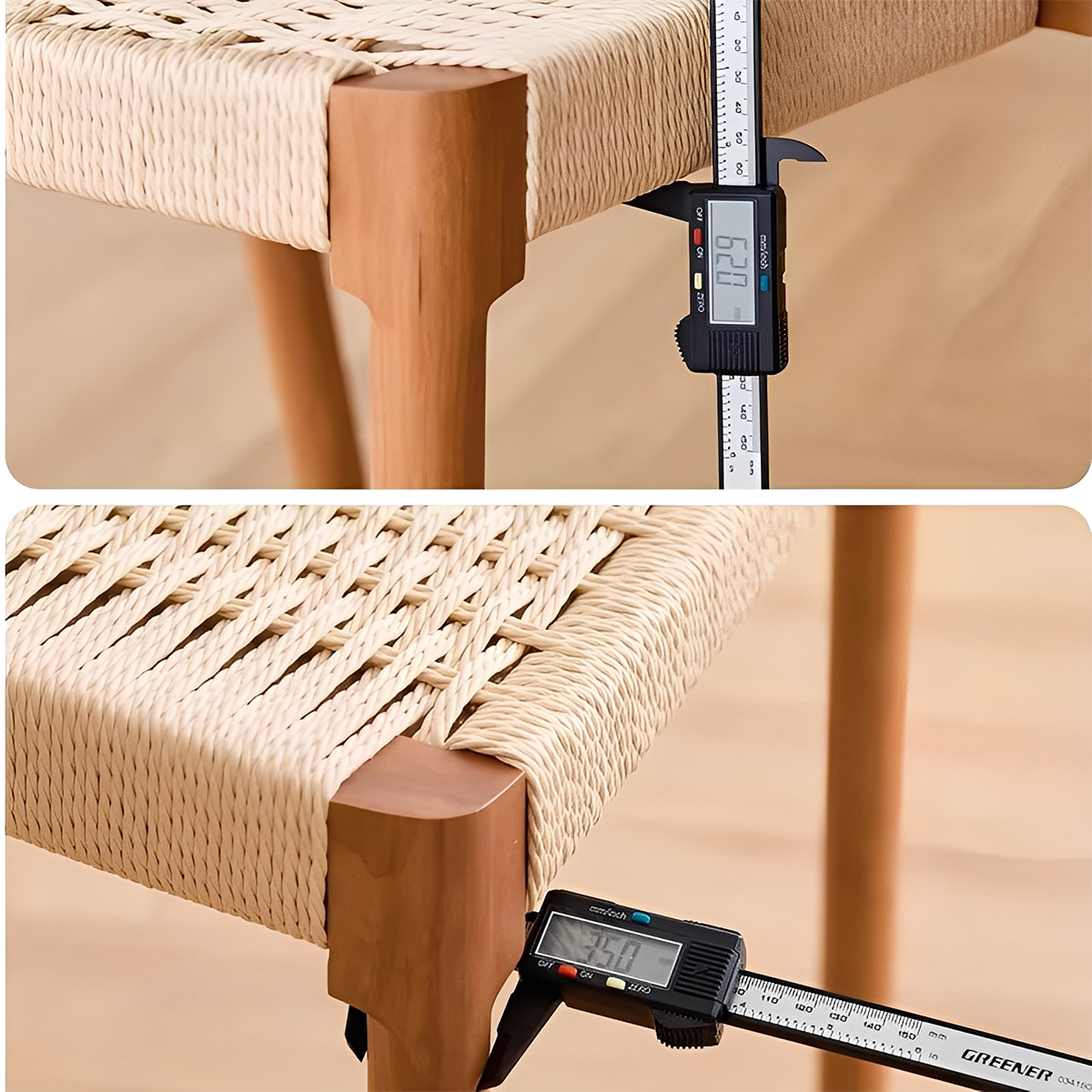 Woody Prime Cherry スタッキングペーパーコードチェア