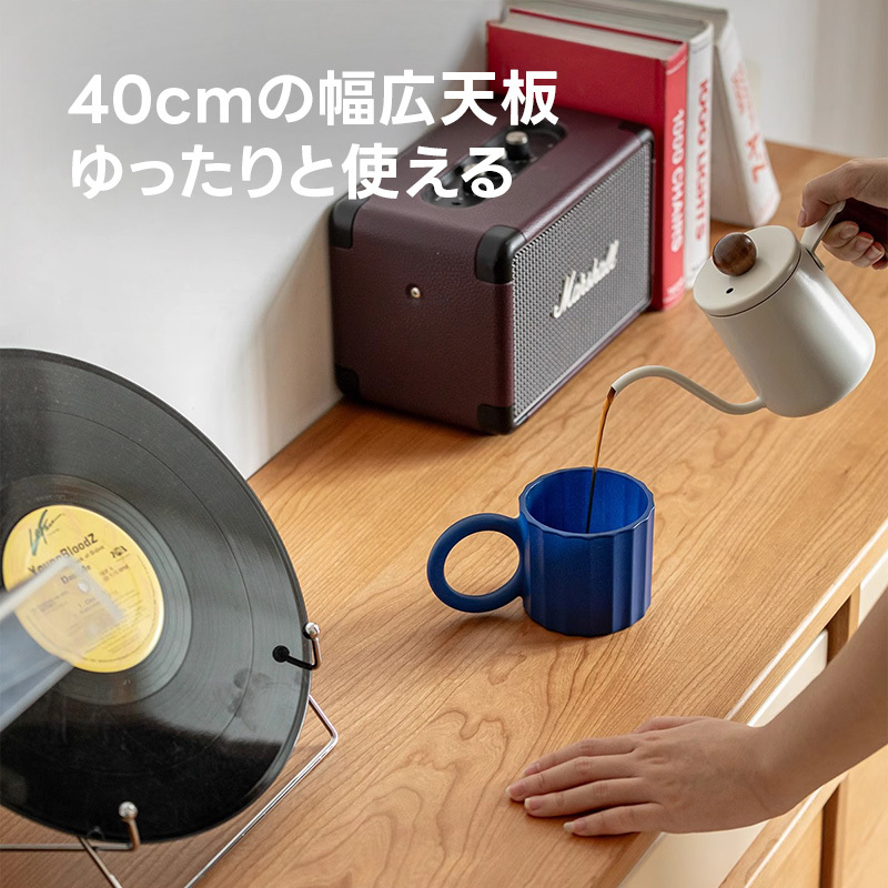 Woody Prime Cherry 天然木8マスレトロチェスト