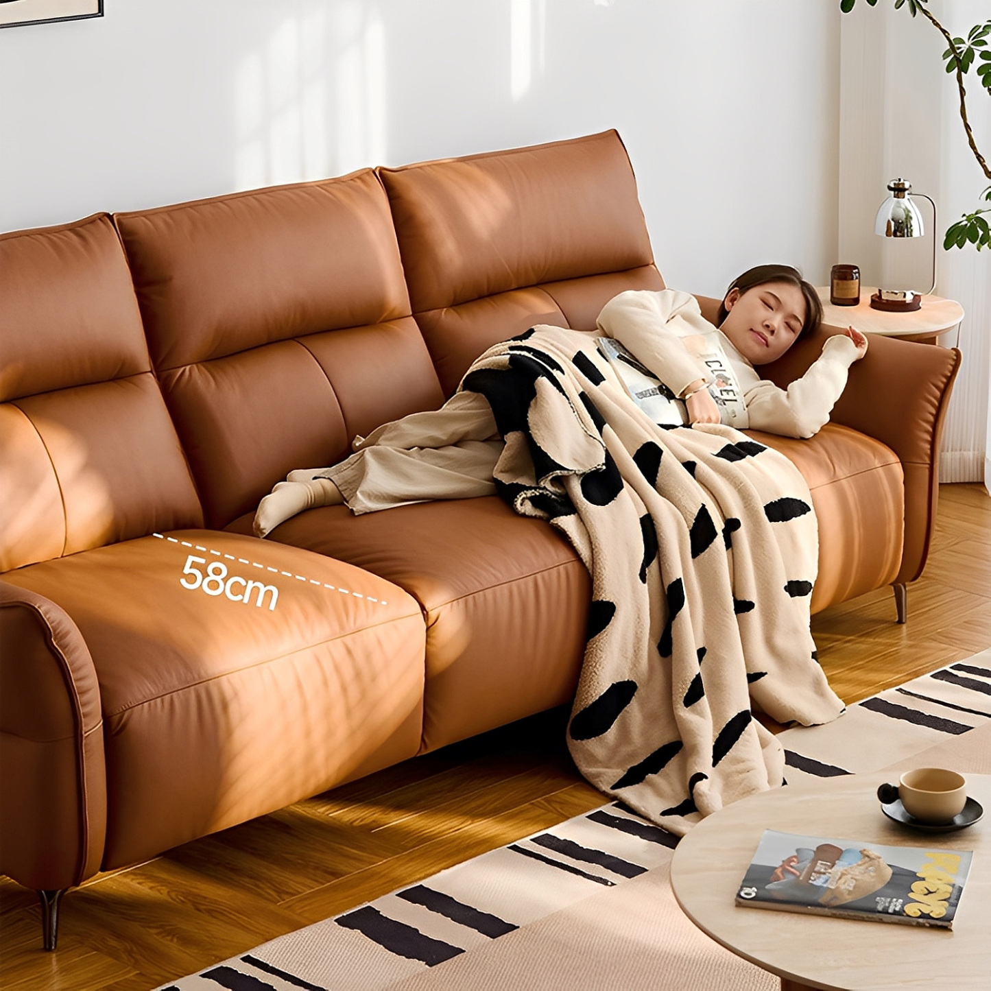 イタリアンレザーシートソファ