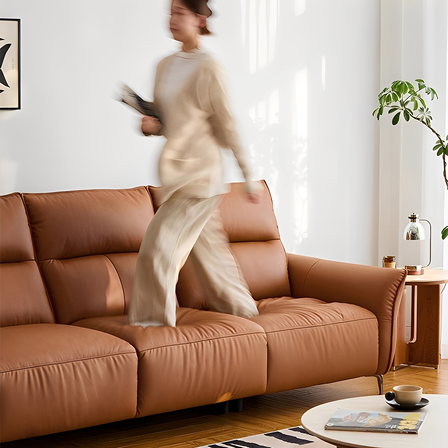 イタリアンレザーシートソファ