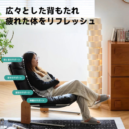 レトロレザーソファチェア