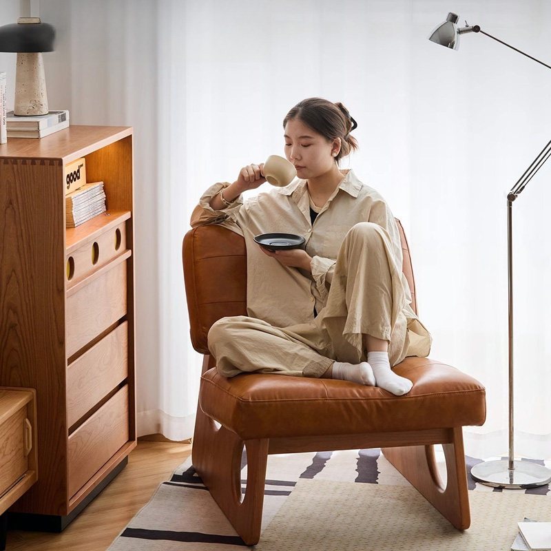 シリコンレザーソファチェア