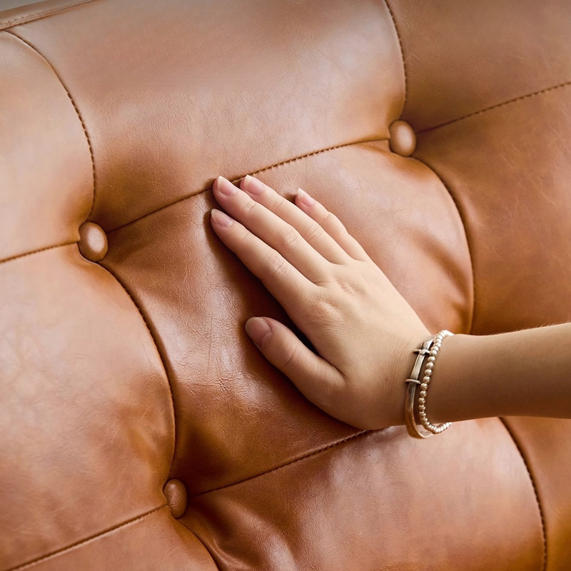 シリコンレザーソファチェア