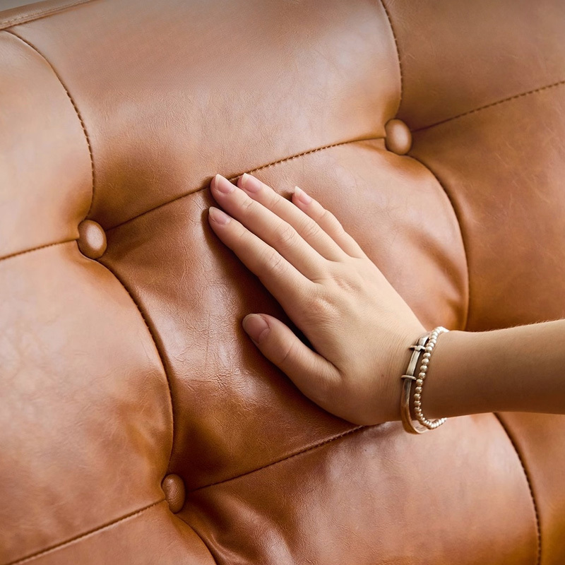 シリコンレザーソファチェア