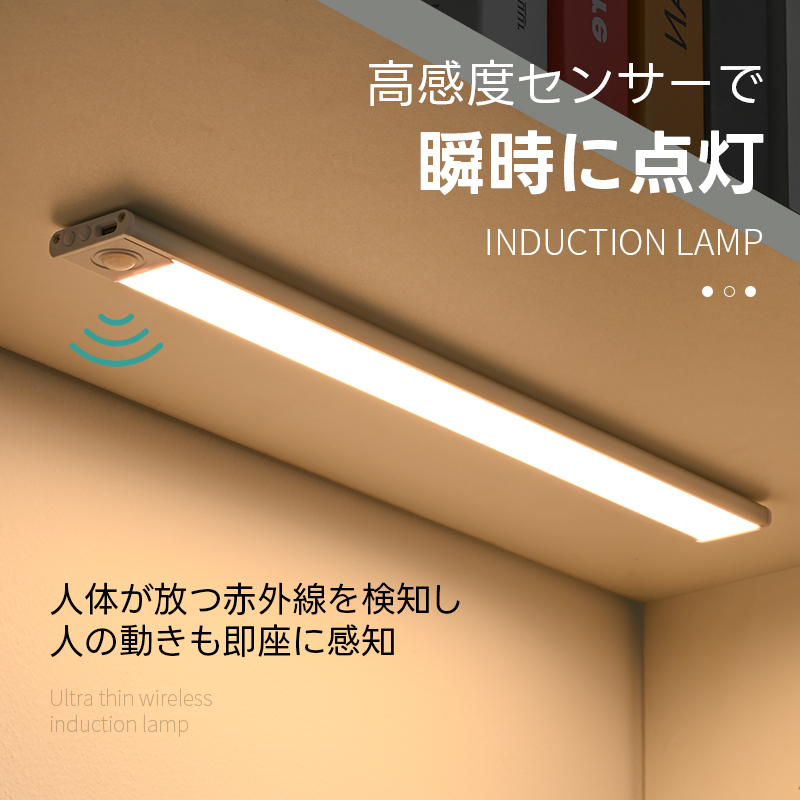コードレス超薄型センサーライト