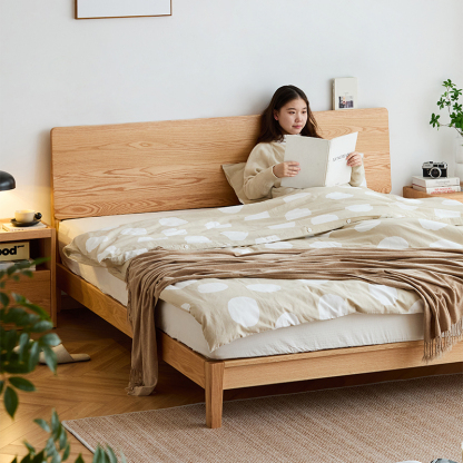 Woody Prime Oak シンプルベッド