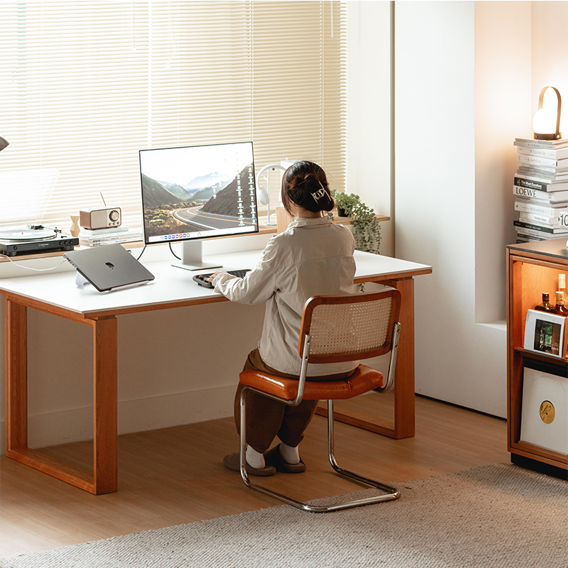 スクエア脚セラミック天板ダイニングテーブル