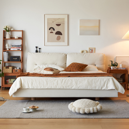 Woody Prime Cherry ふわふわ背もたれベッド