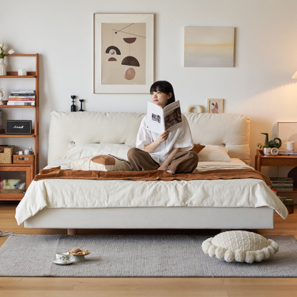 ヴェルベット　プロモ ネルコンシェルジュ ファブリックベッド レザーベッド すのこベッド