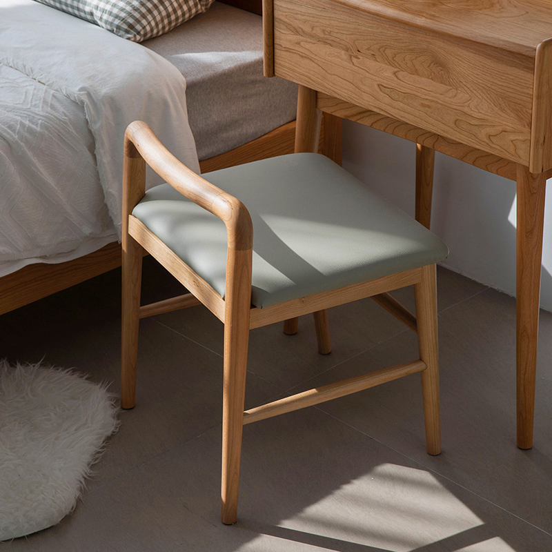 Woody Prime Cherry ナチュラルドレッサースツール