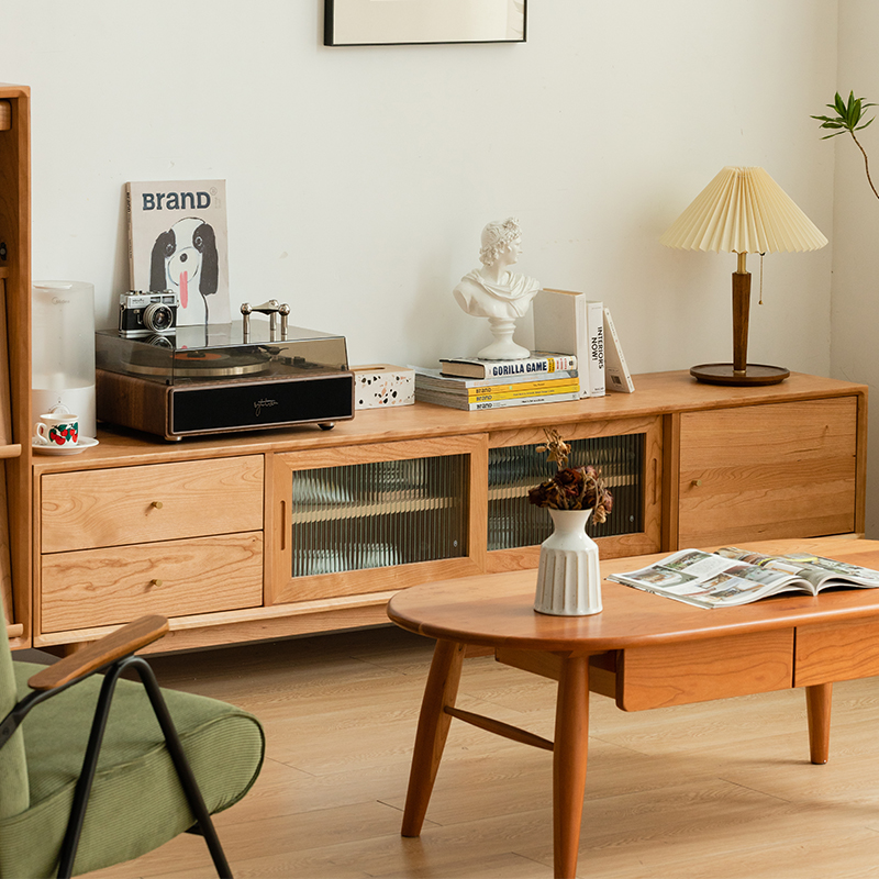 天然木キャビネット